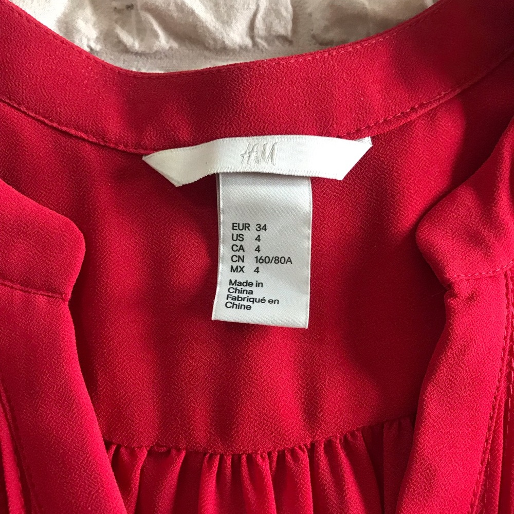 Red Blouse - Picture 2 of 3
